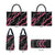 Guam Bougainvillea Lei Leather Bag Chamorro Tribal Pattern - Polynesian Pride