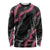 Guam Bougainvillea Lei Long Sleeve Shirt Chamorro Tribal Pattern