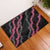 Guam Bougainvillea Lei Rubber Doormat Chamorro Tribal Pattern
