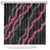 Guam Bougainvillea Lei Shower Curtain Chamorro Tribal Pattern