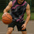 Guam Bougainvillea Lei Sleeveless Hoodie Chamorro Tribal Pattern - Polynesian Pride