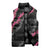 Guam Bougainvillea Lei Sleeveless Puffer Jacket Chamorro Tribal Pattern - Polynesian Pride