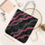 Guam Bougainvillea Lei Tote Bag Chamorro Tribal Pattern - Polynesian Pride