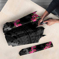 Guam Bougainvillea Lei Umbrella Chamorro Tribal Pattern - Polynesian Pride