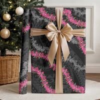 Guam Bougainvillea Lei Wrapping Paper Chamorro Tribal Pattern - Polynesian Pride