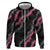 Guam Bougainvillea Lei Zip Hoodie Chamorro Tribal Pattern