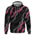 Guam Bougainvillea Lei Zip Hoodie Chamorro Tribal Pattern