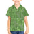 Hawaii Molokai Island Kukui Nut Flowers Kid Hawaiian Shirt Tribal Kakau Pattern