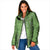 Hawaii Molokai Island Kukui Nut Flowers Padded Jacket Tribal Kakau Pattern - Polynesian Pride