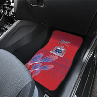 Custom Samoa 1962 Independence Day Custom Car Mats Manuia le Aso Tuto'atasi Ula Nifo Red Art