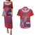 Custom Samoa 1962 Independence Day Custom Couples Matching Puletasi and Hawaiian Shirt Manuia le Aso Tuto'atasi Ula Nifo Red Art