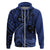 Custom Samoa 62nd Manuia le Aso Tuto'atasi Hoodie Samoan Tatau Blue Art