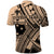 Custom Samoa Manuia le 62 Tausaga O le Tuto’atasi Polo Shirt Samoan Tatau Beige Art