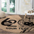 Custom Samoa Manuia le 62 Tausaga O le Tuto’atasi Round Carpet Samoan Tatau Beige Art