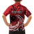 Custom Samoa Manuia le 62 Tausaga O le Tuto’atasi Family Matching Tank Maxi Dress and Hawaiian Shirt Samoan Tatau Red Art