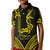 Philippines Independence Day Kid Polo Shirt Pechera With Side Barong Patterns LT9 Kid Black - Polynesian Pride