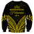 Philippines Independence Day Sweatshirt Pechera With Side Barong Patterns LT9 - Polynesian Pride