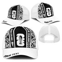 Personalised New Zealand Football White Fern Supporter Baseball Net Cap