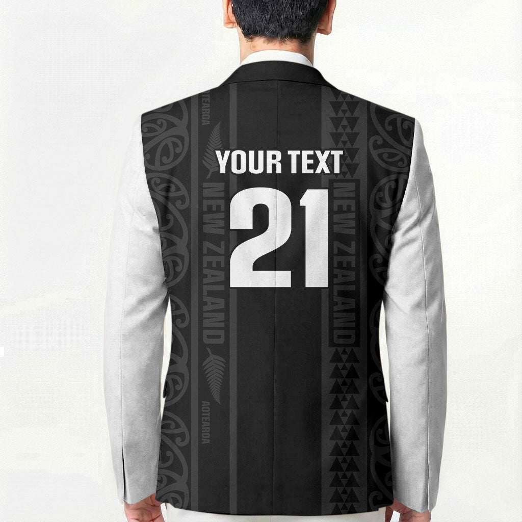 Custom New Zealand Football White Fern Supporter Blazer