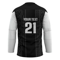 Custom New Zealand Football White Fern Supporter Hockey Jersey