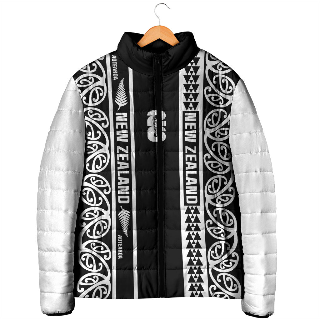 Custom New Zealand Football White Fern Supporter Padded Jacket