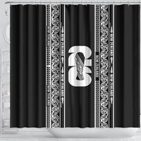 New Zealand Football White Fern Supporter Shower Curtain