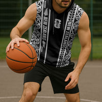 Custom New Zealand Football White Fern Supporter Sleeveless Hoodie
