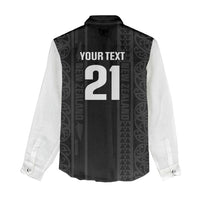 Custom New Zealand Football White Fern Supporter Women Casual Shirt