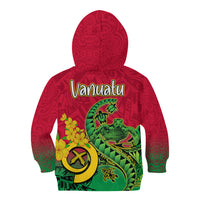Vanuatu Islands Kid Hoodie Polynesian Tattoo and Sea Turtle LT9 - Polynesian Pride