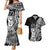 671 Guam Personalised Couples Matching Mermaid Dress and Hawaiian Shirt Latte Stone Tribal