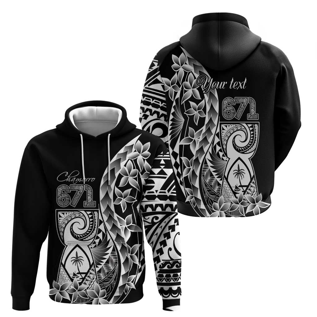 671 Guam Personalised Hoodie Latte Stone Tribal