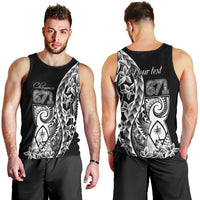 671 Guam Personalised Men Tank Top Latte Stone Tribal