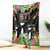671 Guam Personalised Blanket Latte Stone and Tropical Flowers