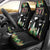 671 Guam Personalised Car Seat Cover Latte Stone and Tropical Flowers