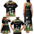 671 Guam Personalised Family Matching Tank Maxi Dress and Hawaiian Shirt Latte Stone and Tropical Flowers