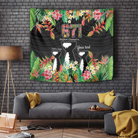 671 Guam Personalised Tapestry Latte Stone and Tropical Flowers