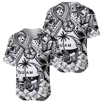 Guam Hafa Adai Guasali Flowers Baseball Jersey LT9 - Polynesian Pride