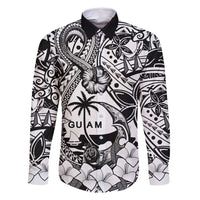 Guam Hafa Adai Guasali Flowers Family Matching Mermaid Dress and Hawaiian Shirt