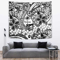 Guam Hafa Adai Guasali Flowers Tapestry