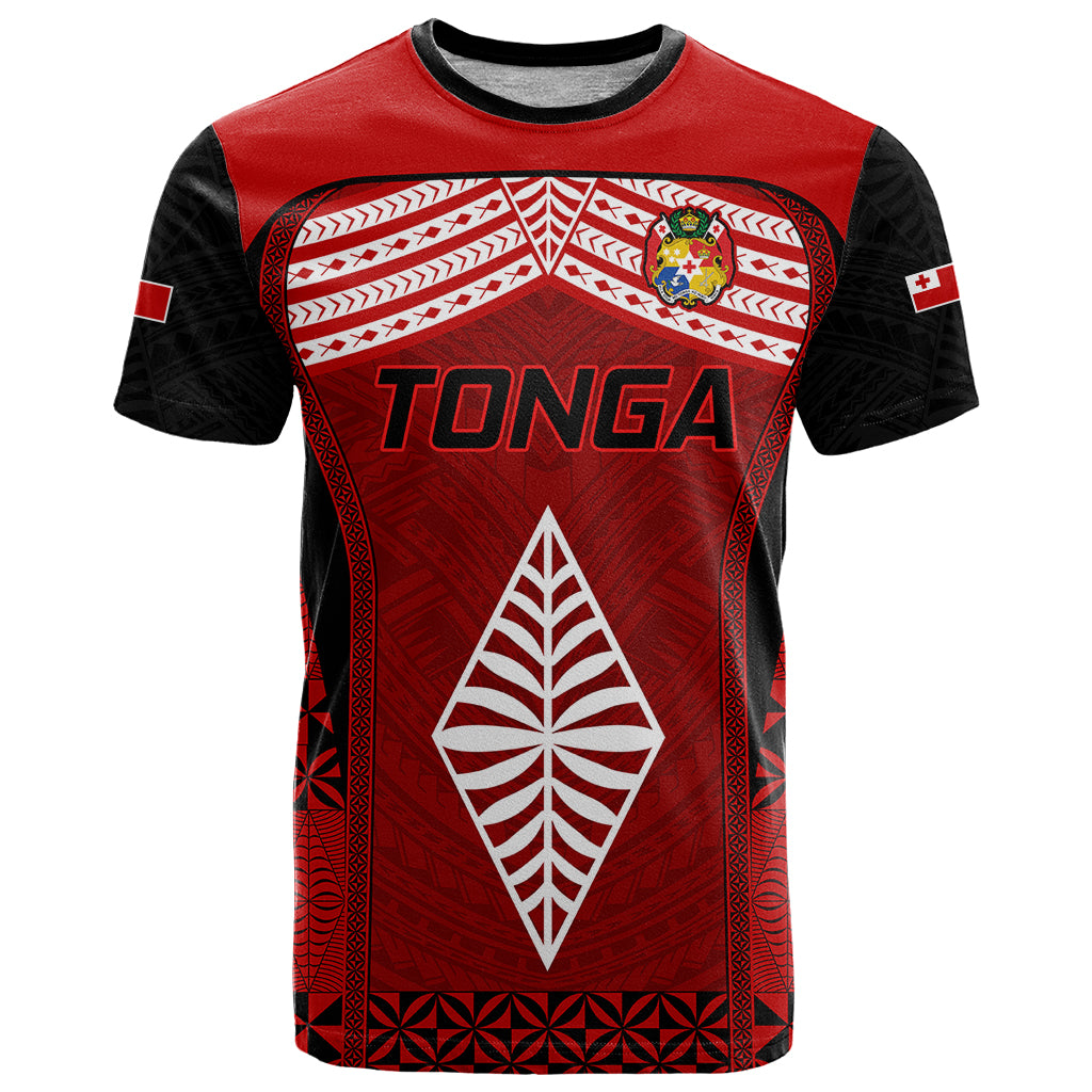 Tonga Rugby T Shirt Go Champions World Cup 2023 Ngatu Unique LT9 Red - Polynesian Pride