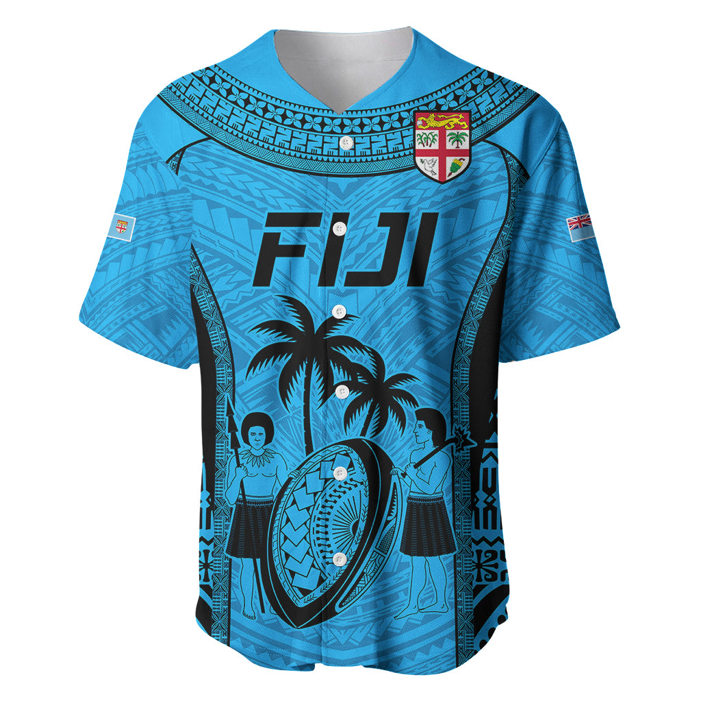 fiji rugby gear Fiji Rugby Baseball Jersey Go Champions World Cup 2023 Tapa Unique Blu