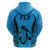 Fiji Rugby Hoodie Go Champions World Cup 2023 Tapa Unique Blue Vibe LT9 - Polynesian Pride