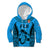 Fiji Rugby Kid Hoodie Go Champions World Cup 2023 Tapa Unique Blue Vibe LT9 Blue - Polynesian Pride