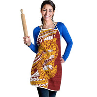 Couple Dolphins Maori Motif Apron - Polynesian Pride