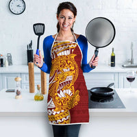 Couple Dolphins Maori Motif Apron - Polynesian Pride