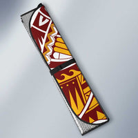 Couple Dolphins Maori Motif Auto Sun Shade - Polynesian Pride