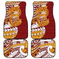 Couple Dolphins Maori Motif Car Mats - Polynesian Pride