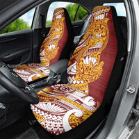 Couple Dolphins Maori Motif Car Seat Cover - Polynesian Pride
