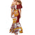 Couple Dolphins Maori Motif Family Matching Mermaid Dress and Hawaiian Shirt - Polynesian Pride
