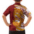 Couple Dolphins Maori Motif Family Matching Off Shoulder Maxi Dress and Hawaiian Shirt - Polynesian Pride
